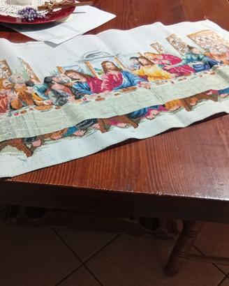 ultima cena a punto croce 