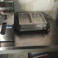 friggitrice e scalda vivande 