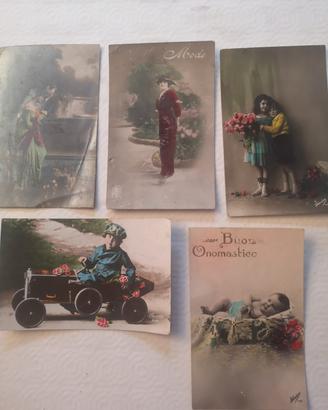 cartoline biglietti augurali vecchi