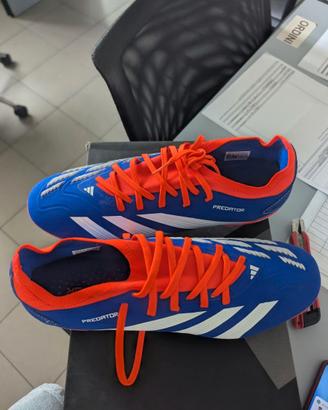 Adidas Predator FG blu/arancio nuove Taglia 44 2/3