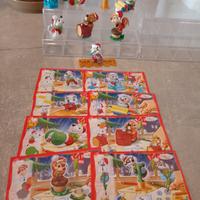 Lotto sorpresine kinder castori natale christmas