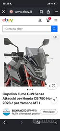 Cupolino givi come nuovo nesun segno