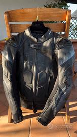 Giacca moto in pelle Spyke Estoril Evo Black