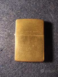 Zippo Solid Brass 1985