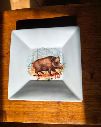 Piatto svuota tasche cinghiale vintage