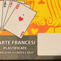Mazzi di carte Francesi singoli o confezione da 2