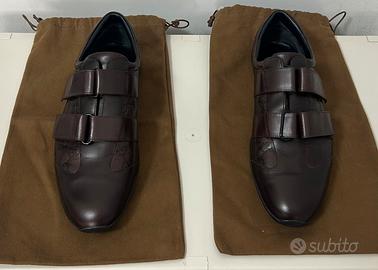Sneakers Gucci uomo pelle marrone + Dust Bag 41