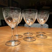 Set 6 Bicchieri Vintage in Cristallo