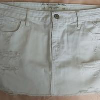 Minigonna Abercrombie bianca
