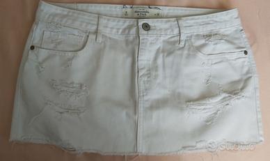 Minigonna Abercrombie bianca