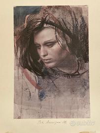 PIETRO ANNIGONI, litografia firmata, numerat 50x70