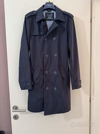 Trench Uomo Blu Alcott Tg 48