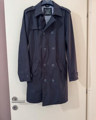Trench Uomo Blu Alcott Tg 48