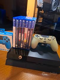 ps4 + joystick + giochi + 2 grip