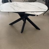 Tavolo Allungabile Ovale "140/200" Top Ceramica