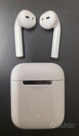 Apple Air Pods 2 generazione + custodia silicone