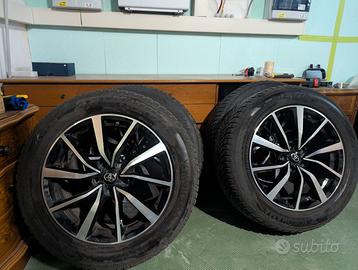 Set 4 Cerchi in Lega 18" Originali Toyota