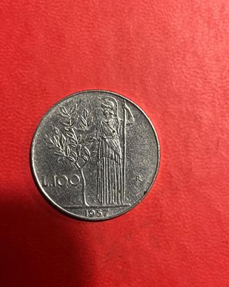 Moneta 100 Lire Minerva