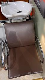 Poltrone lavatesta per parrucchiere