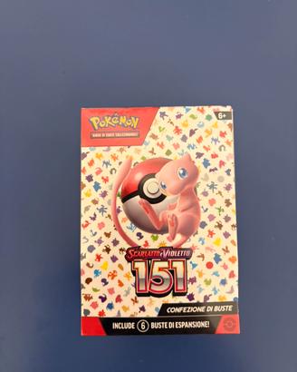 7 box  pokemon 151  (ita)
