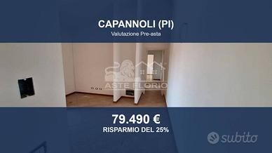 Immobile in asta di 80 m² con box auto a Capannoli