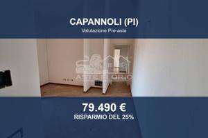 Immobile in asta di 80 m² con box auto a Capannoli