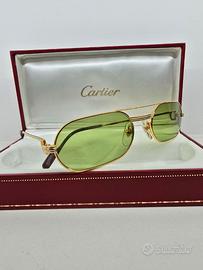 Occhiali da sole Cartier Must décor Louis oro 22K