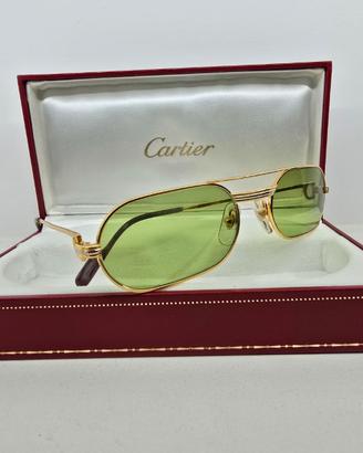 Occhiali da sole Cartier Must décor Louis oro 22K