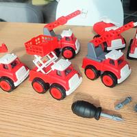 Set camion Pompieri da assemblare Macchinine bambi