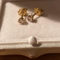 Punti luce oro e brillanti