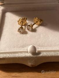 Punti luce oro e brillanti