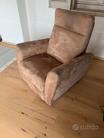 Poltrona reclinabile meccanica
