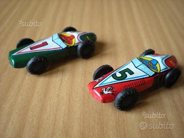Giochi di latta MINI CAR DA CORSA ANNI 50/60