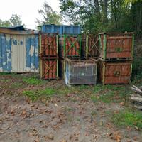 Coppi antichi  e  nuovi, mattoni vecchi sagomati,