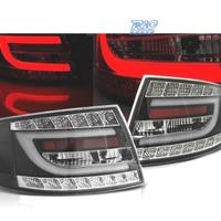 FANALI PER AUDI A6 C6 04-08 SEDAN LED NERI 7PIN