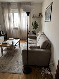 Lampada da terra IKEA NOT + luce da lettura (Nera)