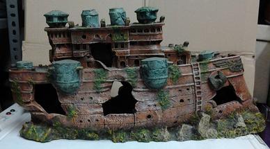 Decorazione Relitto Barca Cacciatorpediniere