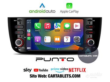 Radio CarPlay 7 pollici Fiat punto 2011-2020