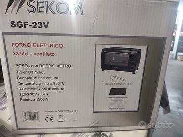  forno elettrico SEHOM  23 litri ventilato