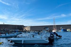 Barca con motore fuoribordo Mercury 40 cavalli 