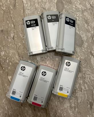 Set completo n. 6 Cartucce Plotter HP T920 - USATE