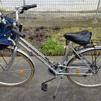 City Bike Europa 26 Argento con Accessori