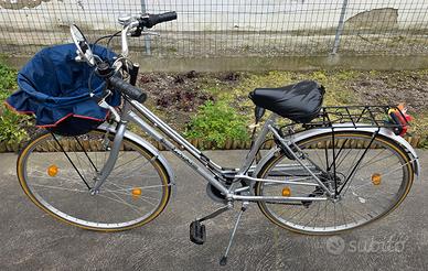 City Bike Europa 26 Argento con Accessori