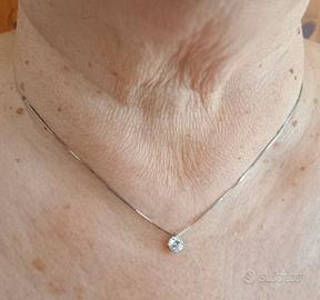 Girocollo Punto Luce Argento 925 & Zircone