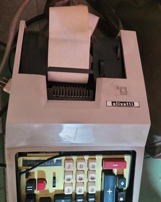 2 calcolatrice vintage olivetti