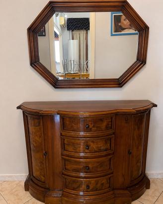 Mobile-credenza con specchio