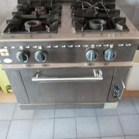 Cucina Professionale Plus 4 fuochi