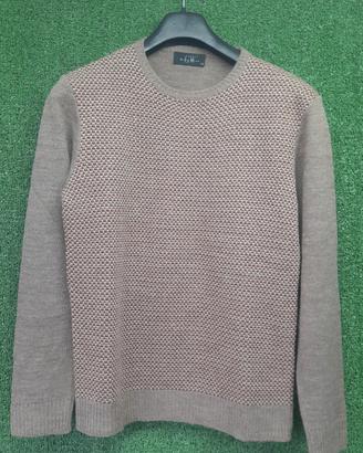 Maglia Uomo "GarWam" – Texture a Nido d'Ape e Lana