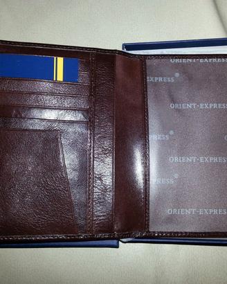 Portafogli porta passaporto Orient Express pelle