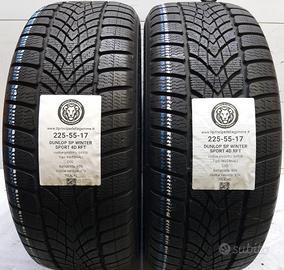 2 GOMME 225 55 17 DUNLOP A64908